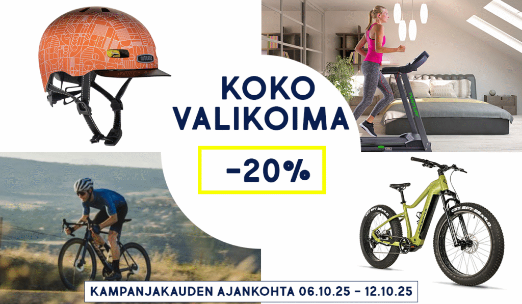 🍂 Velomarketissa nyt suuri syksyinen alennusviikko 06.–12. lokakuuta. Hinnat jopa -20 % -60 %!